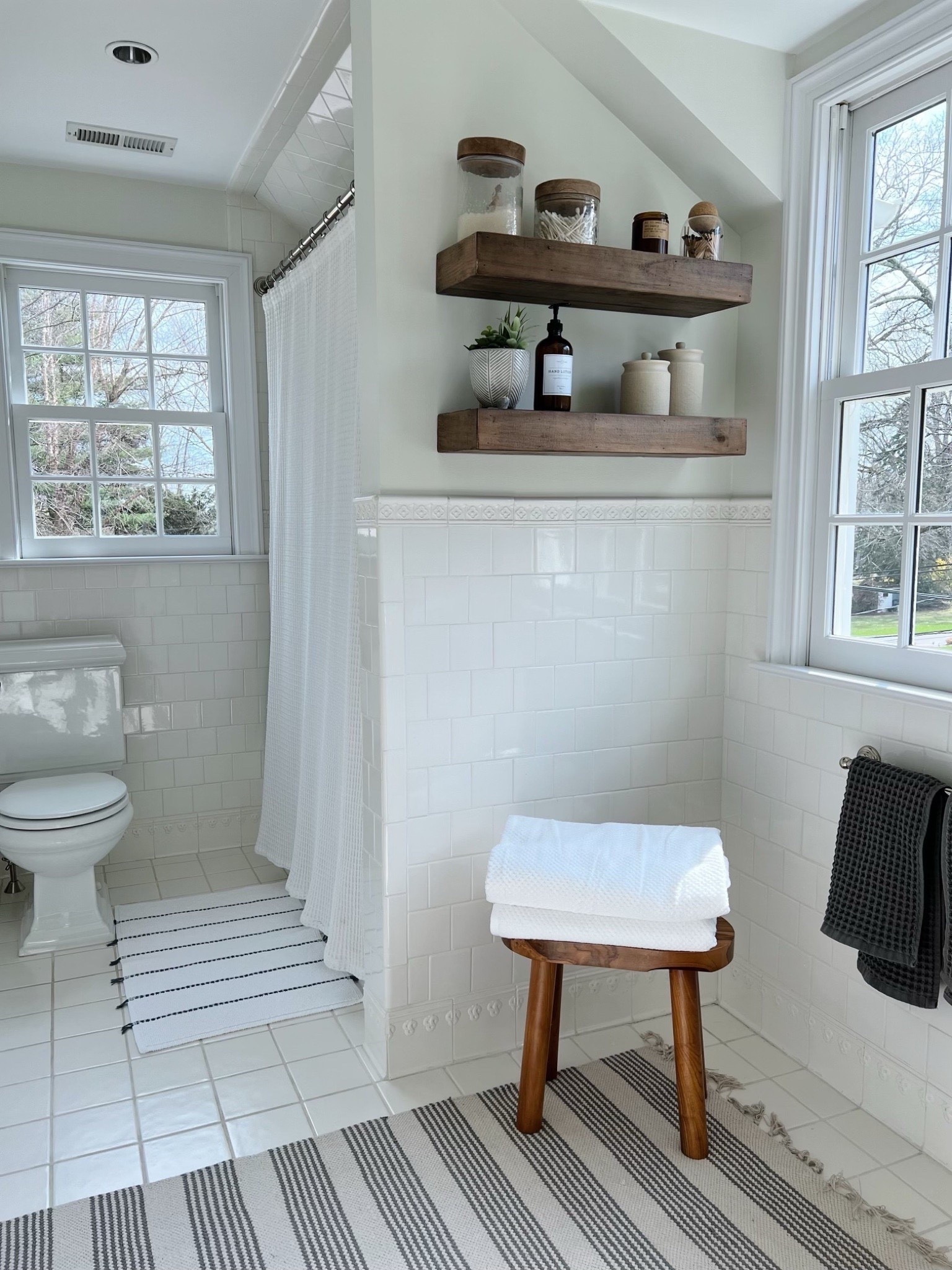 Teak stool on sale & ships for free. Rugs are from Marshall’s/homegoods

bathroom decor 

#LTKFindsUnder100 #LTKSaleAlert #LTKHome