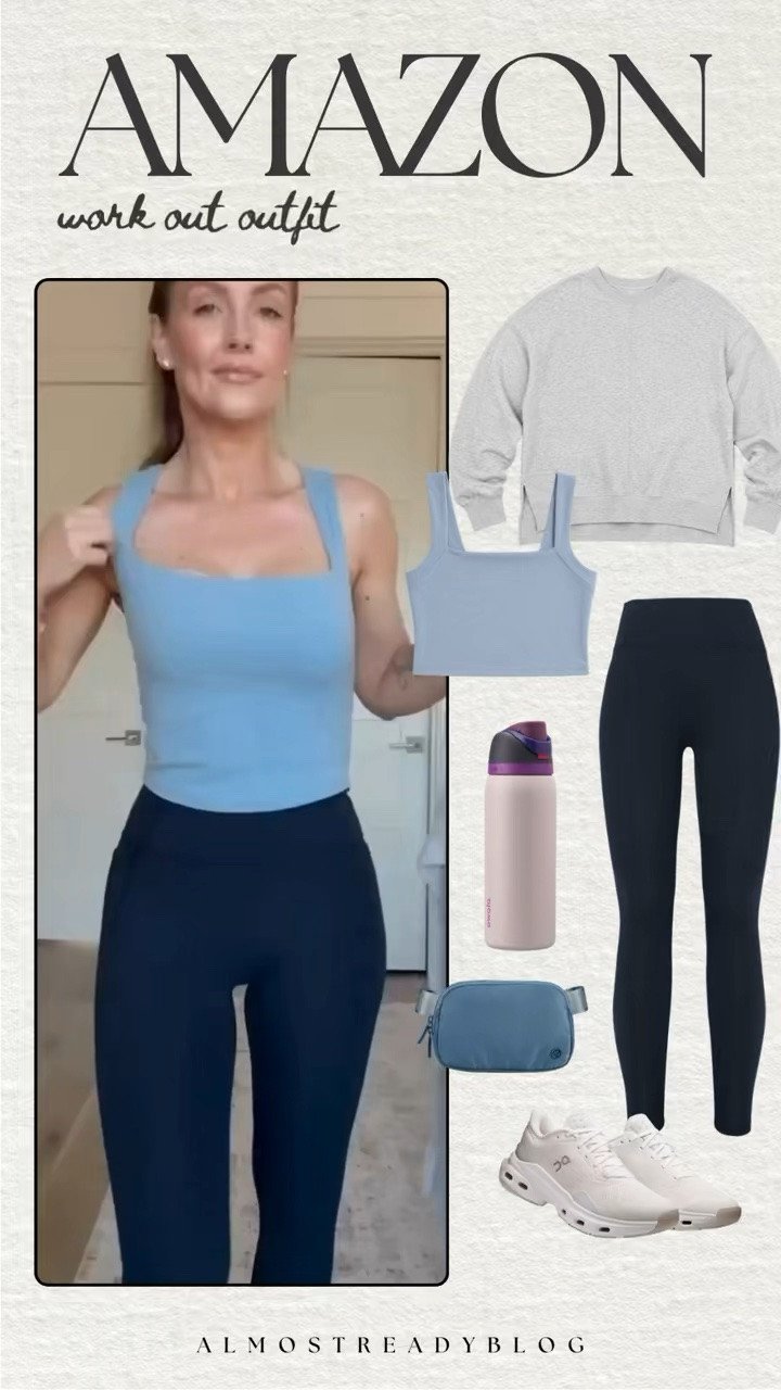 Small Amazon sports bra tank / XS leggings / Small sweatshirt 💙

Athleisure, Amazon workout outfit, Amazon activewear Amazon finds, activewear tops, Almostreadyblog, Amanda west

#LTKSeasonal #LTKFindsUnder100 #LTKActive