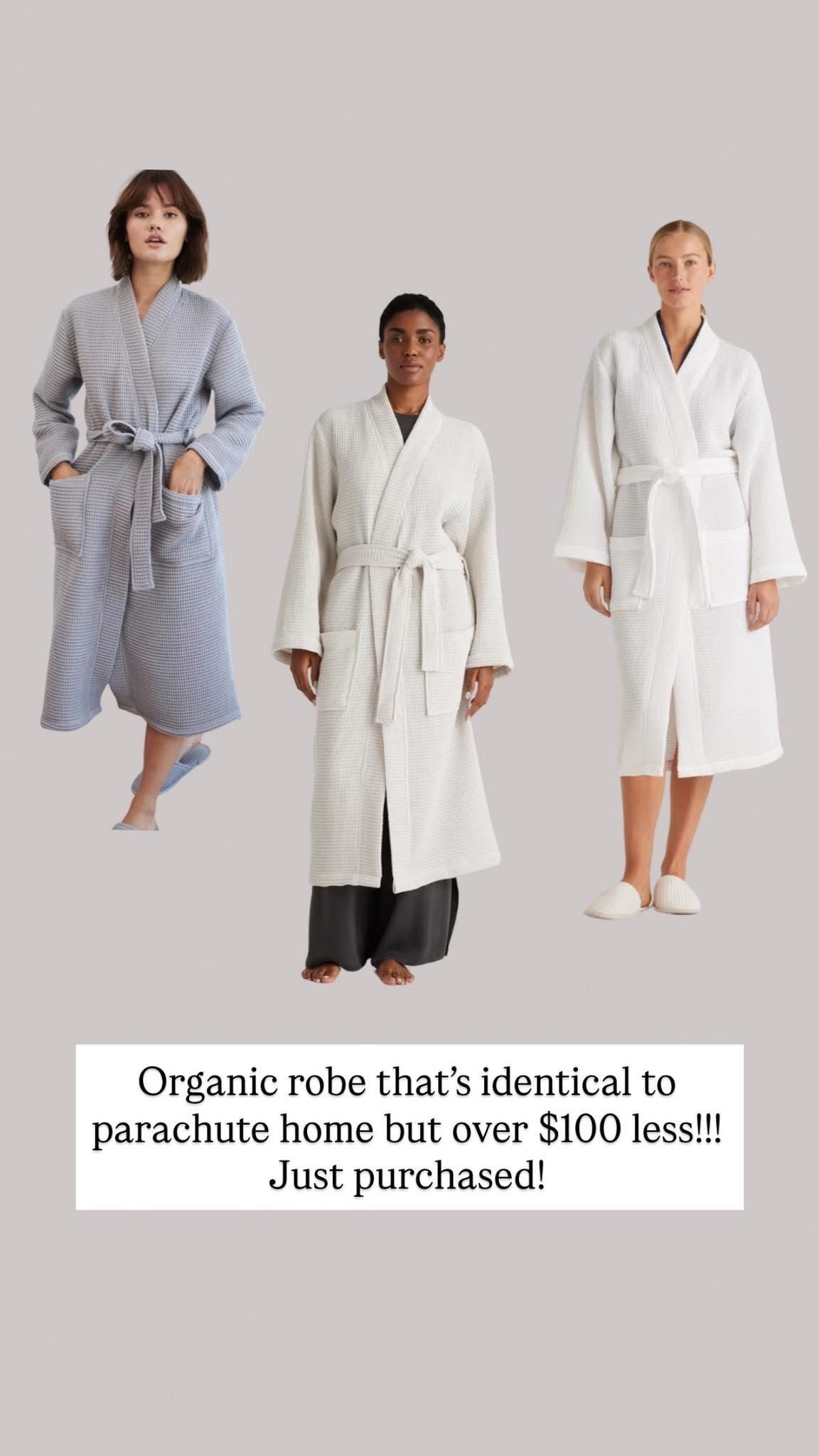 The best priced organic cotton robe you’ll find!!! I have & love! From @Quince  of course. Quality is 10/10 & love the sustainable materials. Fraction of the cost of designer sites! #quincepartner 

