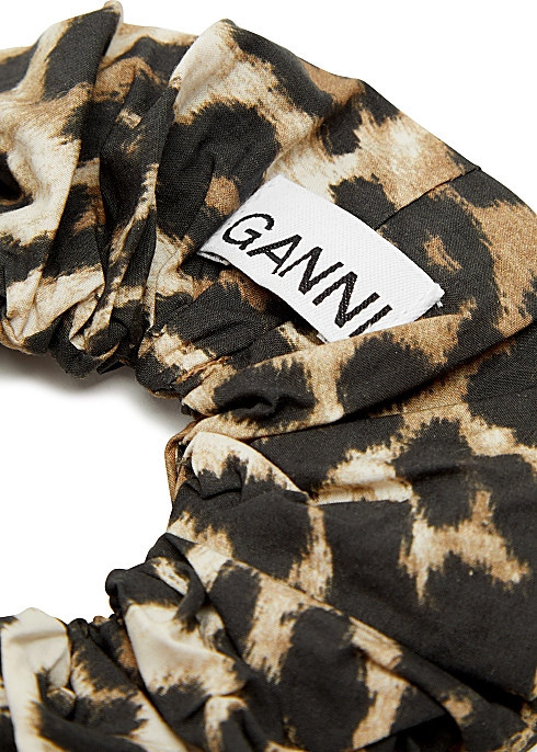 Leopard-print cotton scrunchie | Harvey Nichols (Global)
