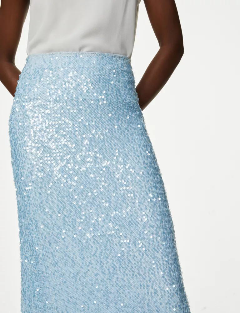 Sequin Maxi Slip Skirt | Marks & Spencer (UK)