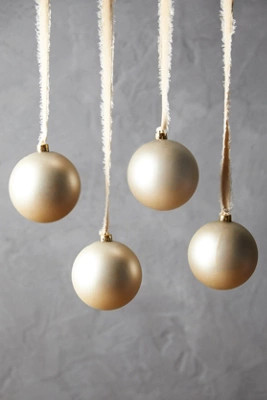 Shatterproof Globe Ornaments, Set of 4 | Anthropologie (US)