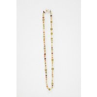 Necklace Glass Assorted Light Brown Green Bead Knotted | Etsy (US)