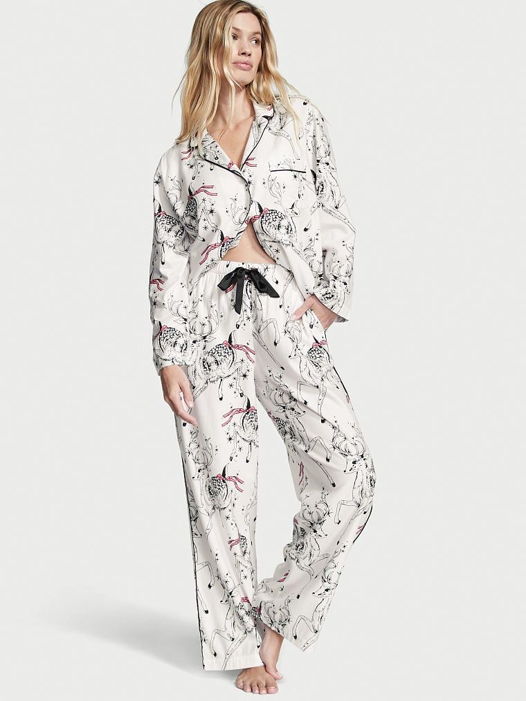 Flannel Long Pajama Set - Sleep & Lingerie - Victoria's Secret | Victoria's Secret (US / CA )