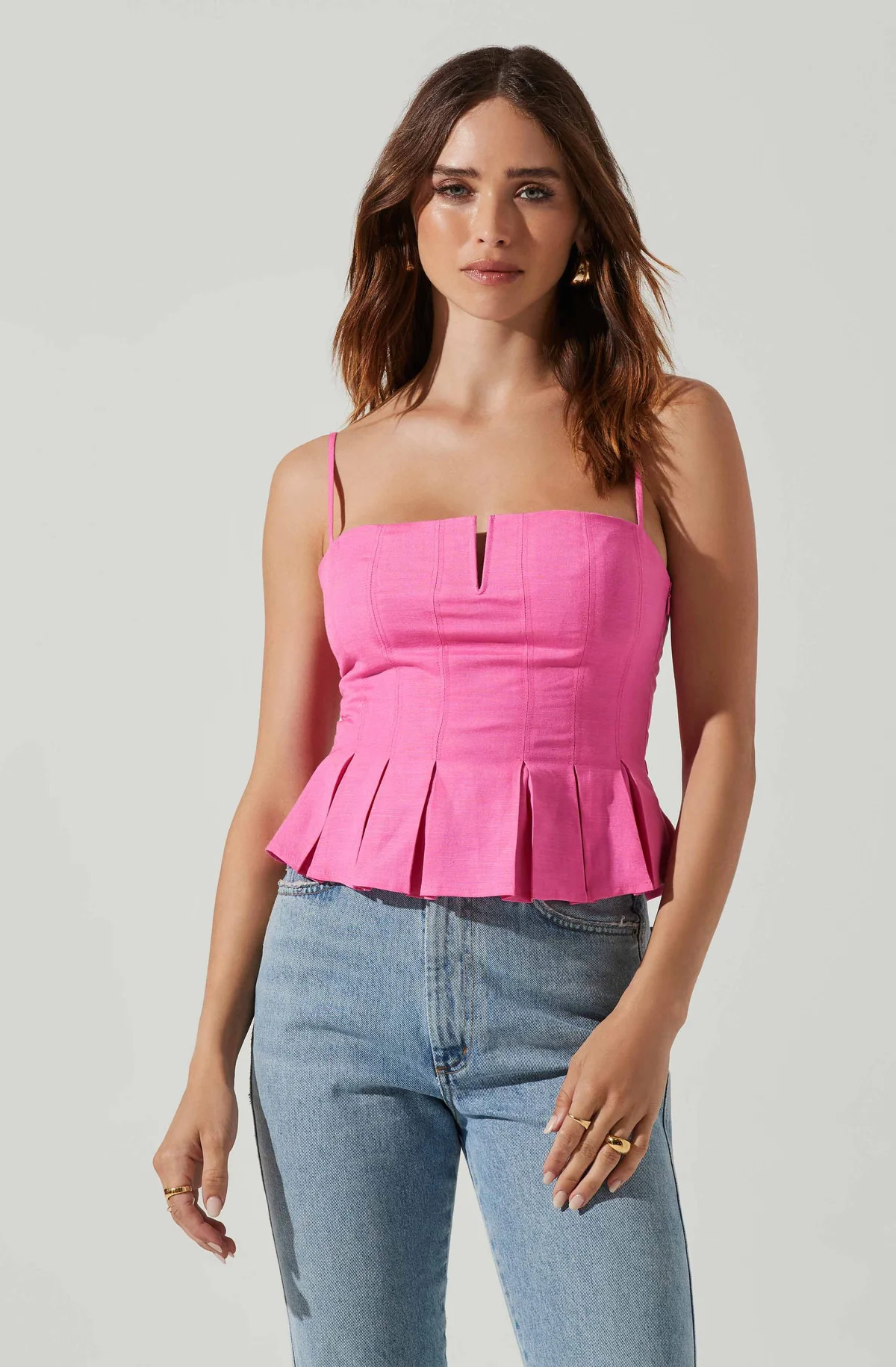Rhoda Pleated Top | ASTR The Label (US)