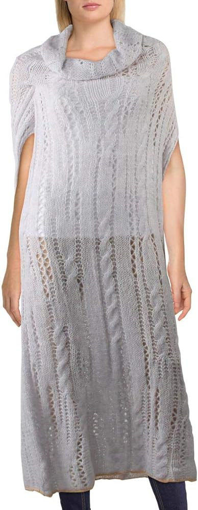 Free People Womens Piroutte Wool Blend Open Stitch Tunic Sweater Purple XS/S | Amazon (US)