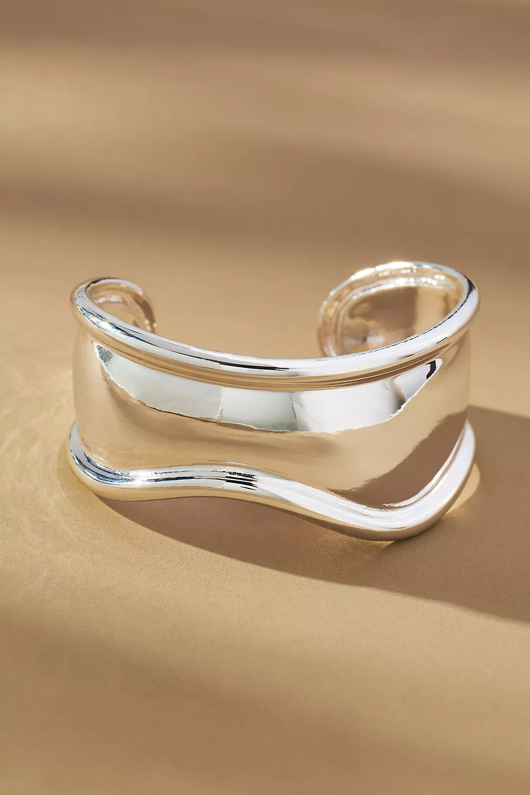 Wide Grooved Cuff Bracelet | Anthropologie (US)