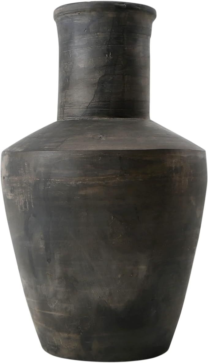 Amazon.com : Lily’s Living AM80641206 Earthy Gray Long Neck Pottery, 15 Inch Tall Vase (Décor)... | Amazon (US)