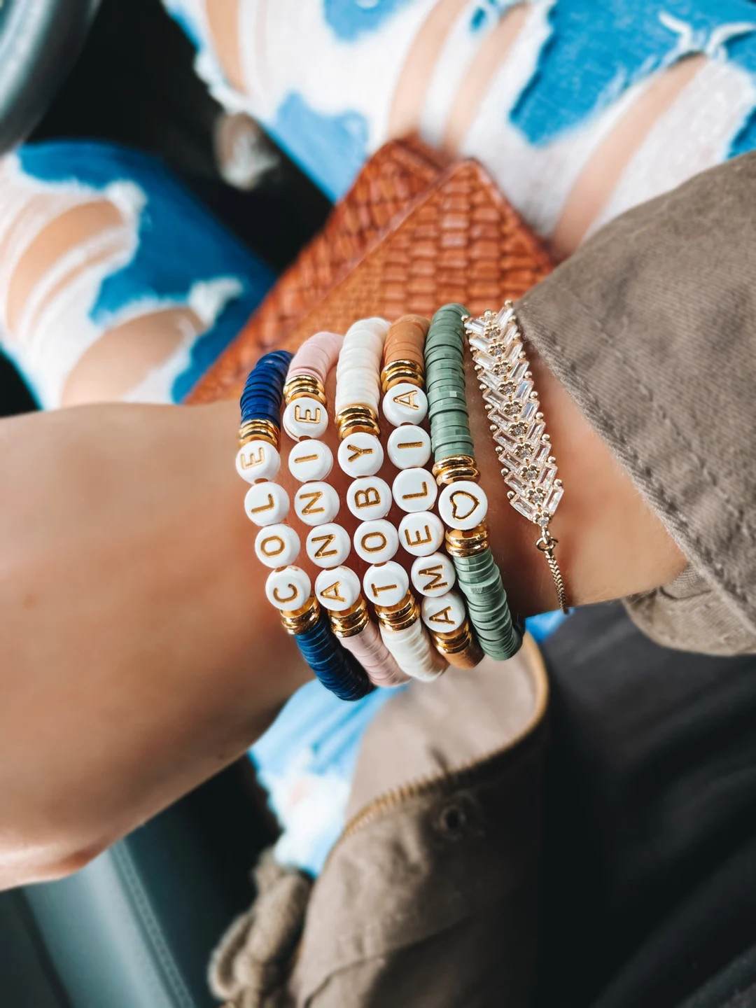 Name Bracelet, Custom Name Bracelet, Personalized Jewelry, Custom Jewelry, Beaded Bracelet, Perso... | Etsy (US)