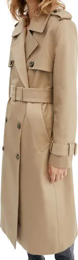 Water Repellent Cotton Gabardine Trench Coat | Nordstrom