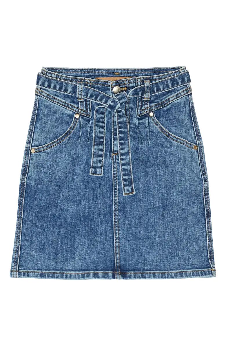 The Laney Belted Denim Miniskirt | Nordstrom