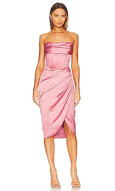 Bardot Jamila Corset Dress in Dusty Rose from Revolve.com | Revolve Clothing (Global)