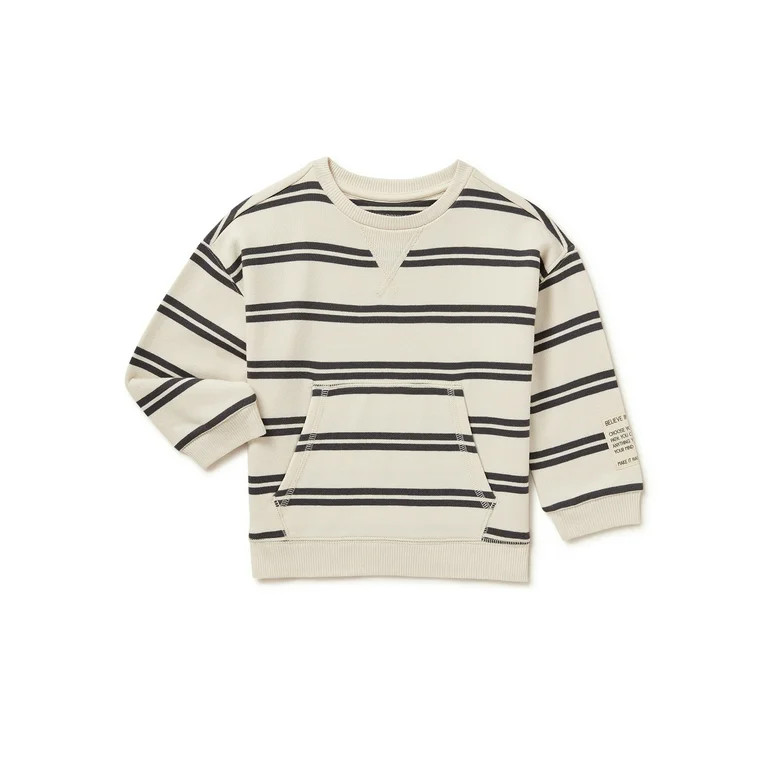 easy-peasy Baby and Toddler Boys French Terrycloth Pullover, Sizes 12M-5T - Walmart.com | Walmart (US)