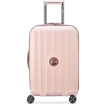 DELSEY Paris St. Tropez Hardside Expandable Luggage with Spinner Wheels, Pink, Carry-on 21 Inch | Amazon (US)