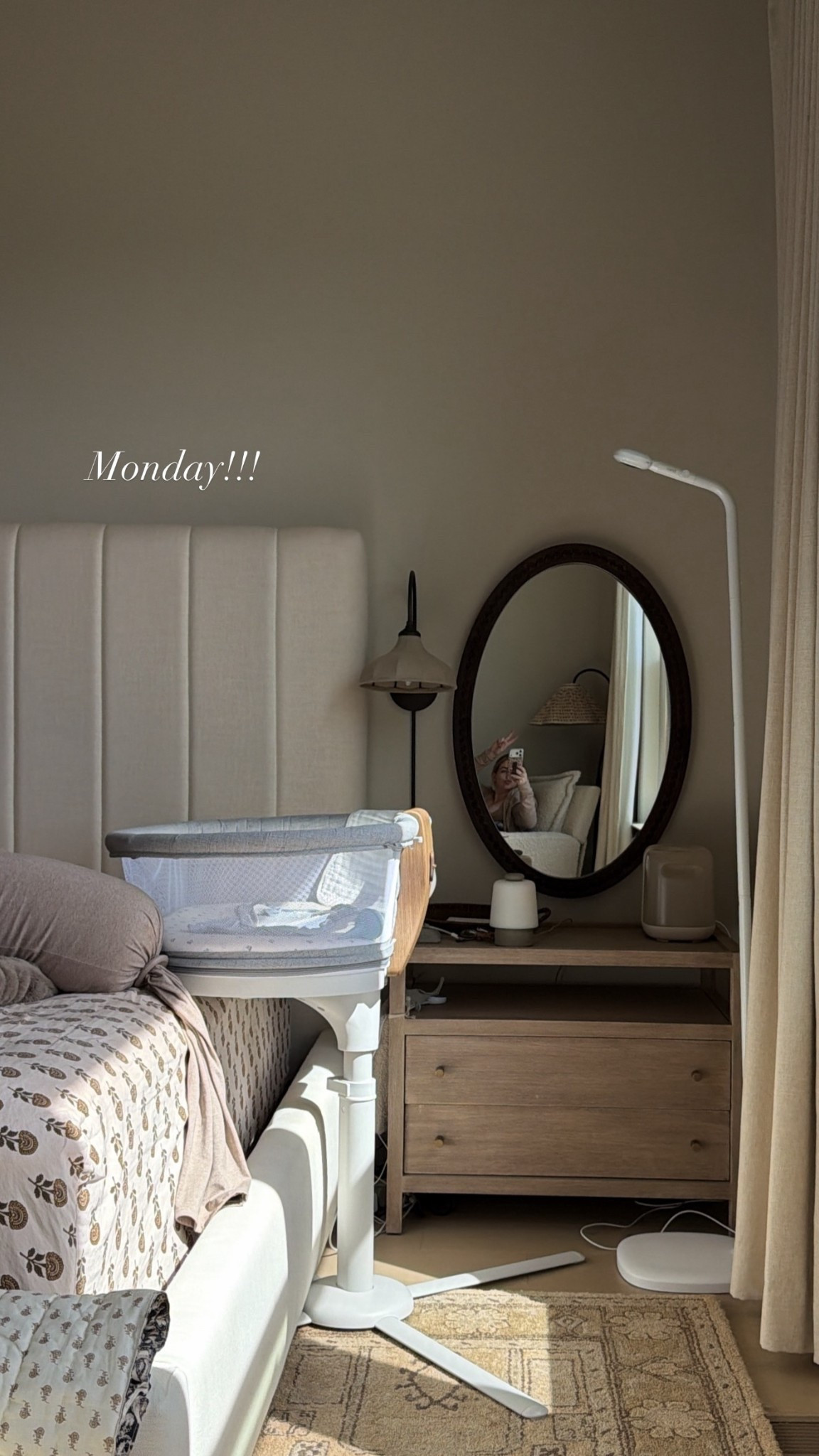 Monday!!! Bassinet we have in our room 

#LTKBaby