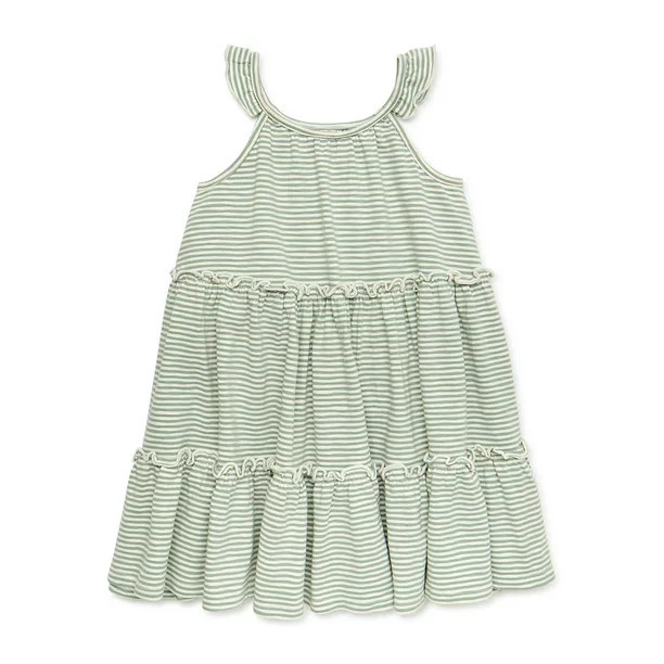 easy-peasy Toddler Girl Sleeveless Tiered Ruffle Dress, Sizes 12M-5T | Walmart (US)