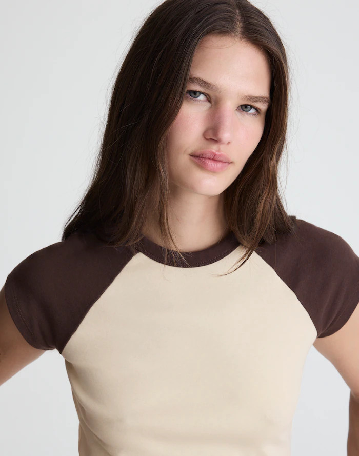 The '90s Crewneck Tee in Compact Cotton | Madewell