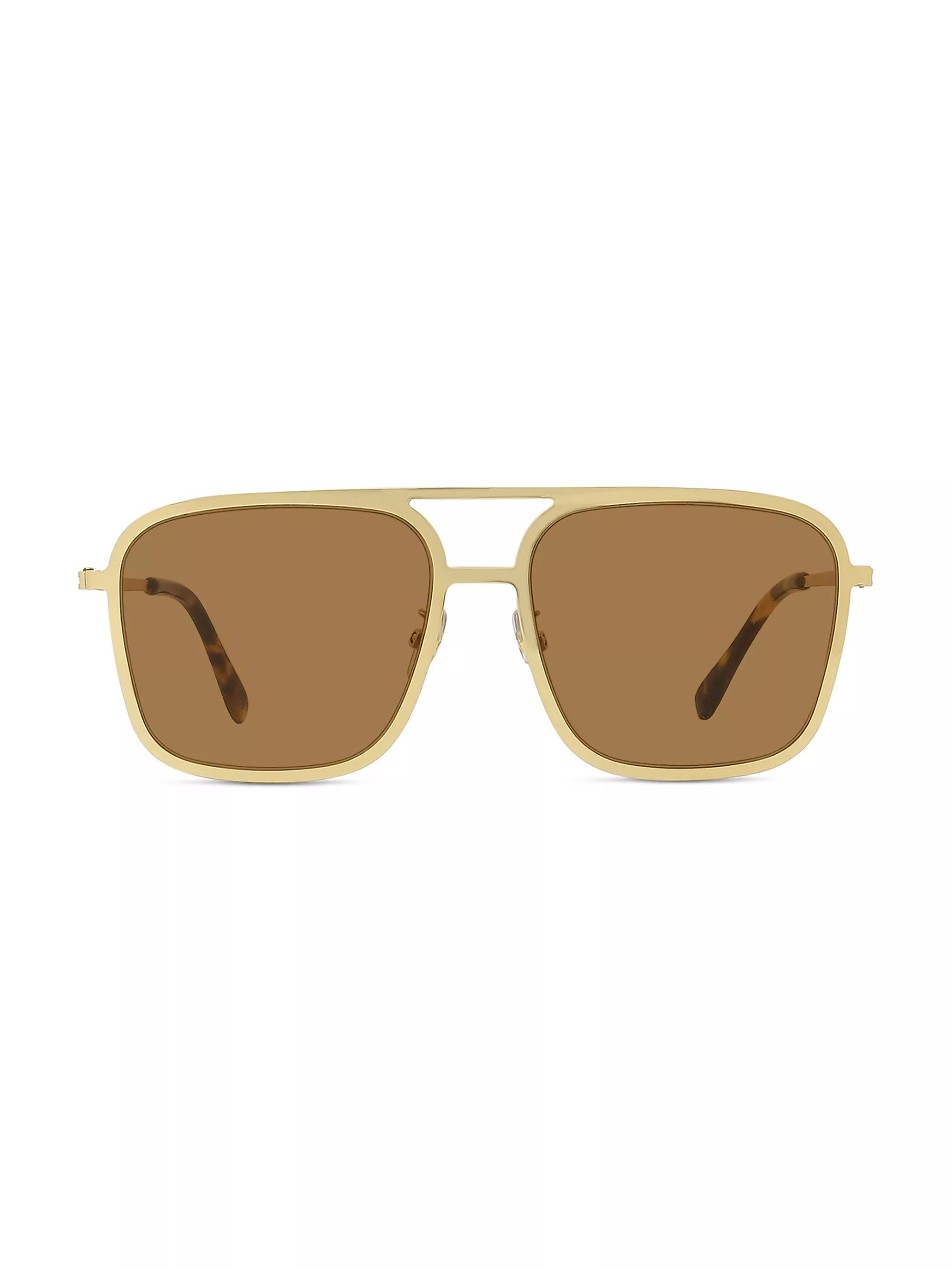 Pilot 57MM Square Sunglasses | Saks Fifth Avenue