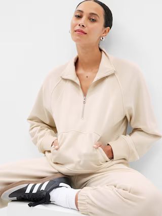 Relaxed Fleece Half-Zip Sweatshirt | Gap Factory