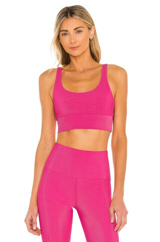 Leah Sports Bra in Fuchsia | Revolve Clothing (Global)