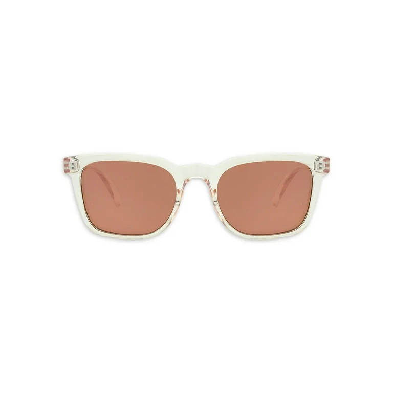 Foster Grant Ladies Square Pink Sunglasses | Walmart (US)