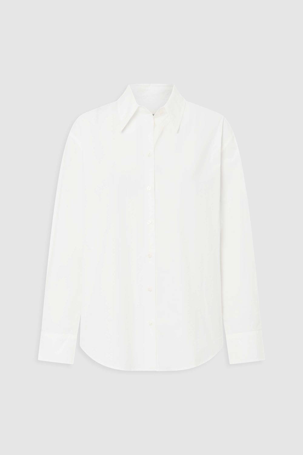 Wren Poplin Shirt Antique White | Oroton