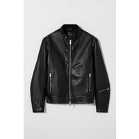 Zara - Leather Jacket Bobby Gillespie X Zara - Men - Black - Men | Zara US
