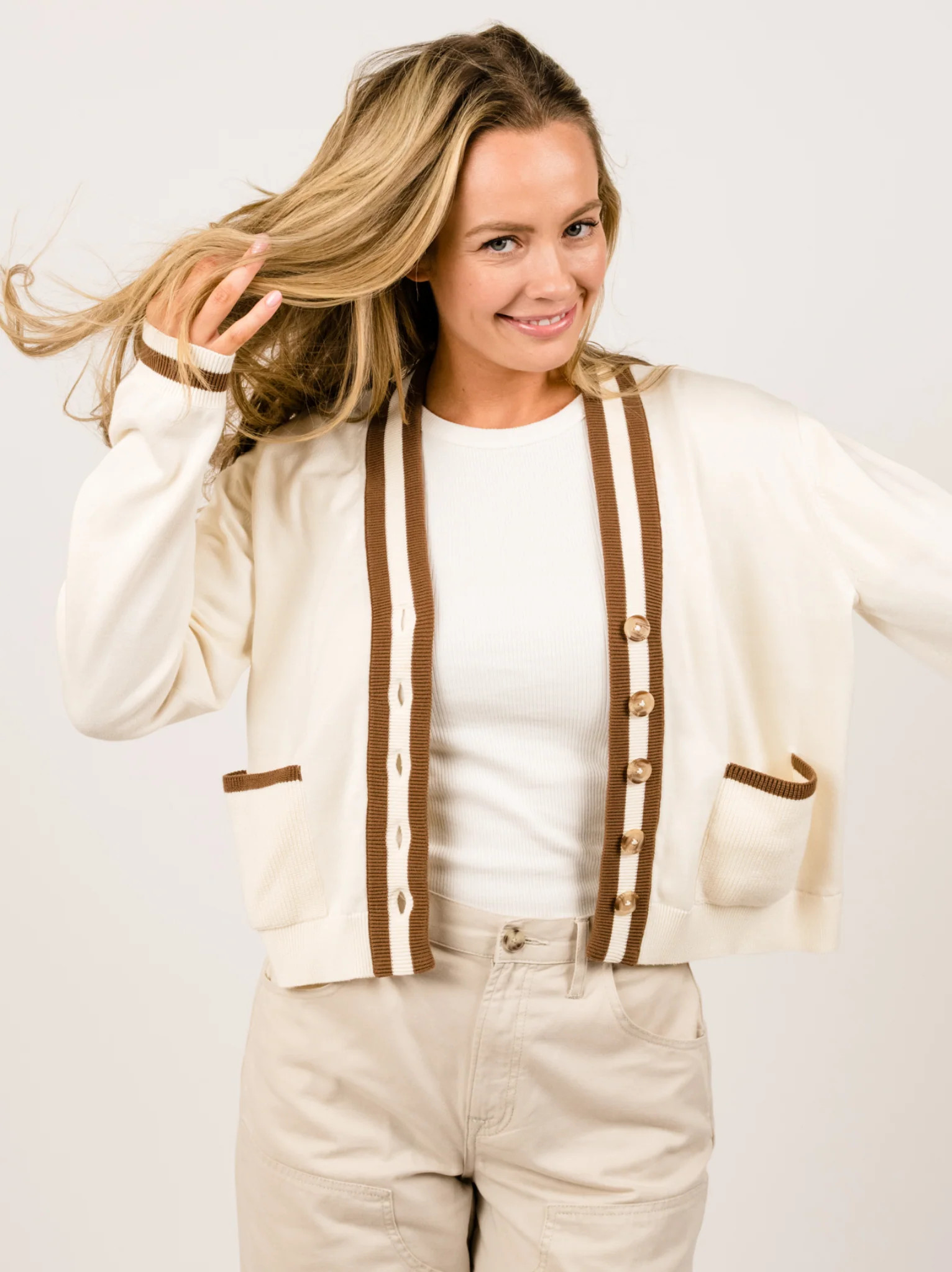 Dawn Varsity Cardigan | ABLE Clothing