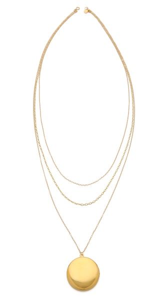 Ella Layered Locket Necklace | Shopbop