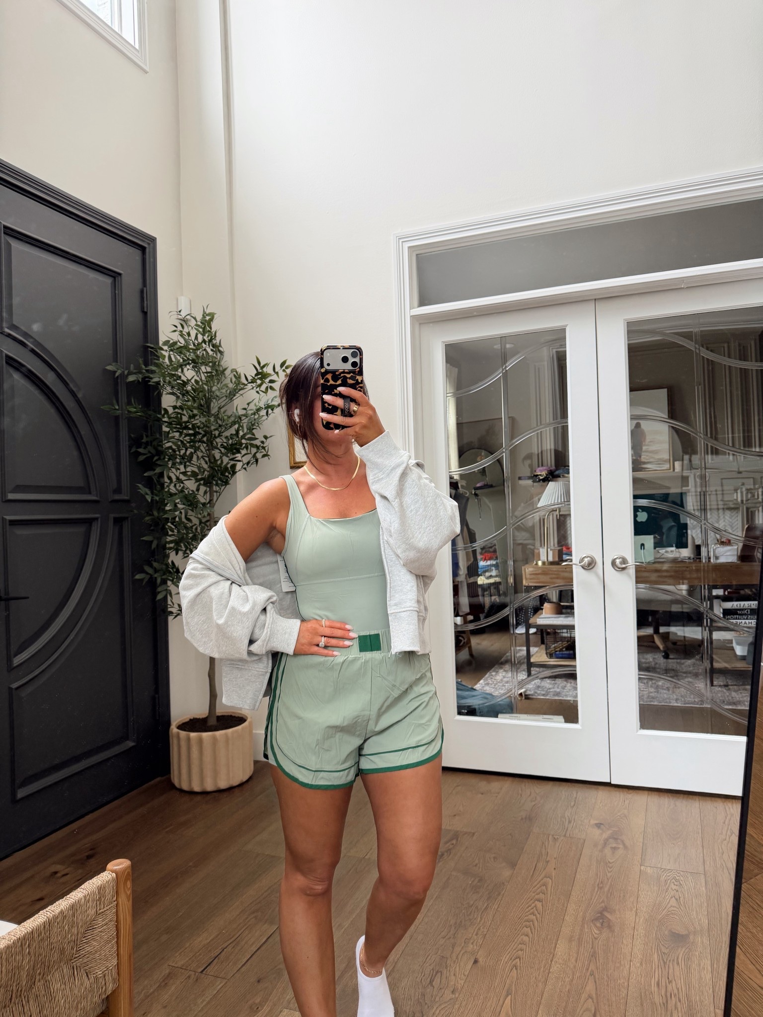 Green active romper 💚 love this color for spring and vacation 

#LTKTravel #LTKSeasonal #LTKootd