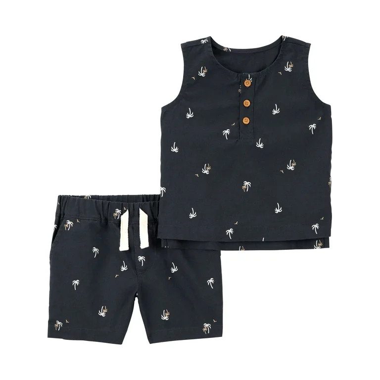 Carter's Child of Mine Baby Boy Outfit Set, 2-Piece, Sizes 0/3-24 Months - Walmart.com | Walmart (US)