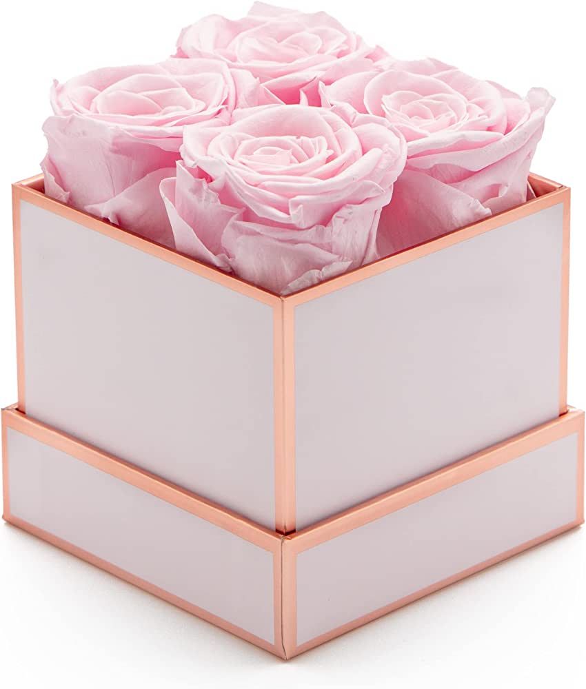 Preserved Roses Box of Roses Eternal Rose Roses for Mom, Flowers for Delivery Prime Home Décor G... | Amazon (US)