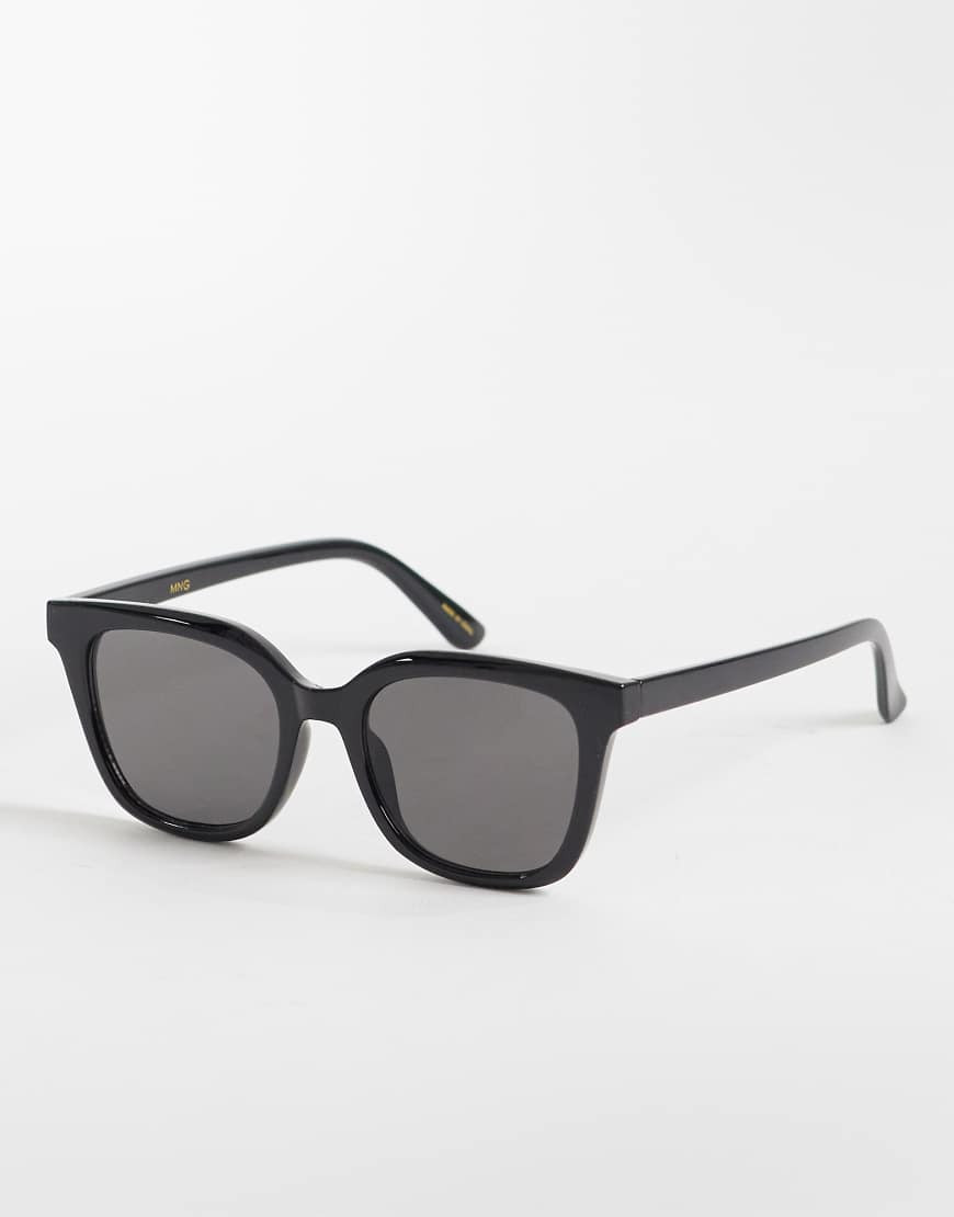 Mango oversized sunglasses in black | ASOS (Global)