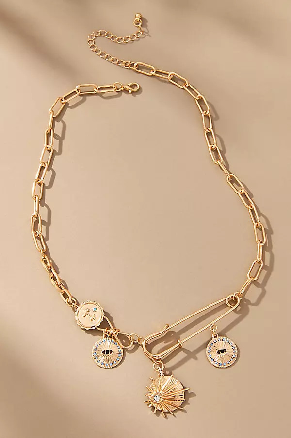 Lulla Flower Charm Necklace | Anthropologie (US)