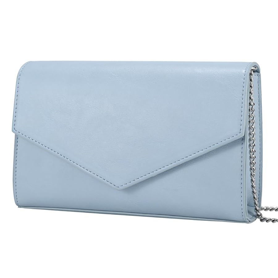 GM LIKKIE Clutch Purse for Women, Evening Envelope Clutch Bag, Crossbody Foldover PU Leather Shou... | Amazon (US)