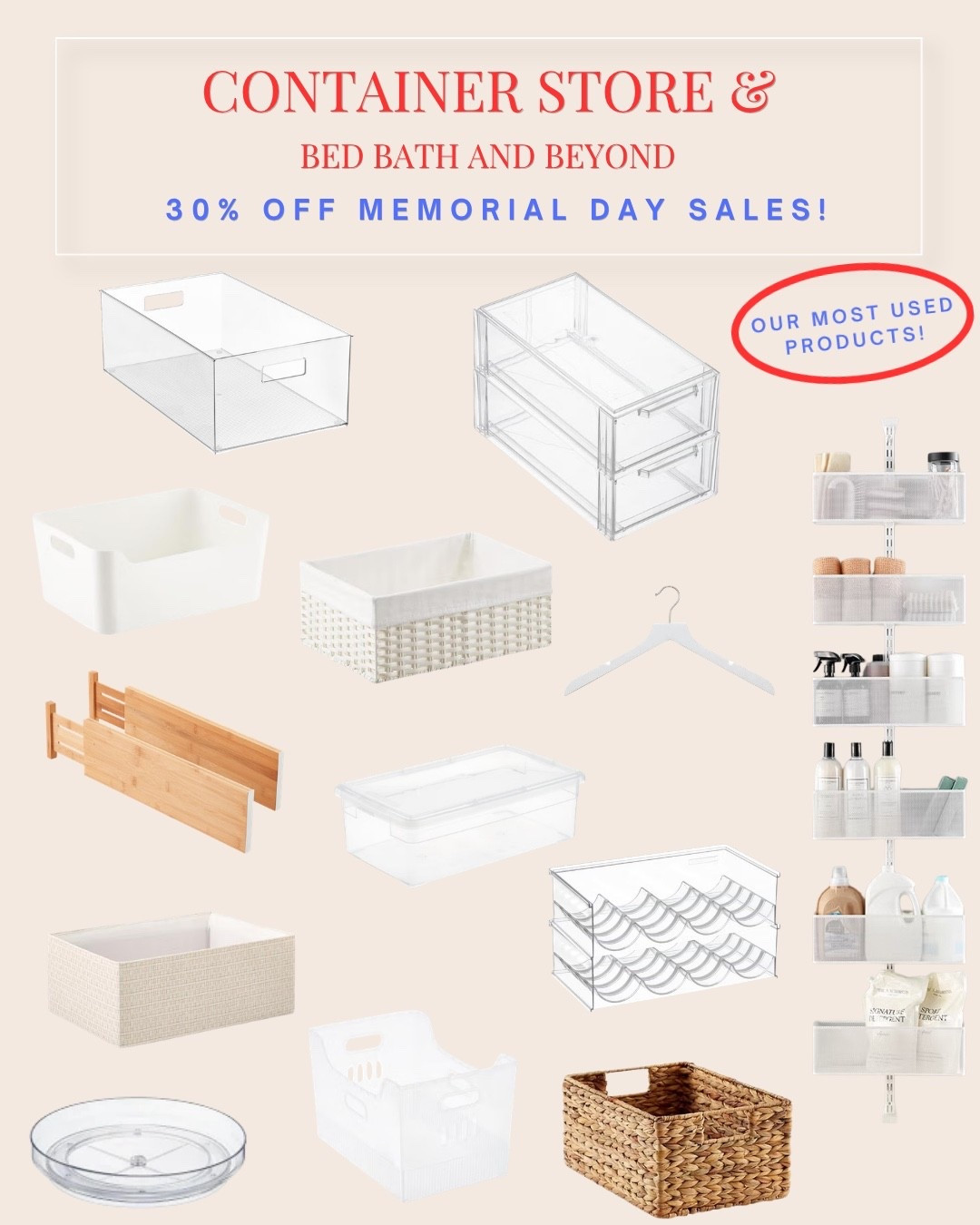 Happy Memorial Day! Here is our top picks from @thecontainerstore sale today! #ad #sponsored

#LTKHome