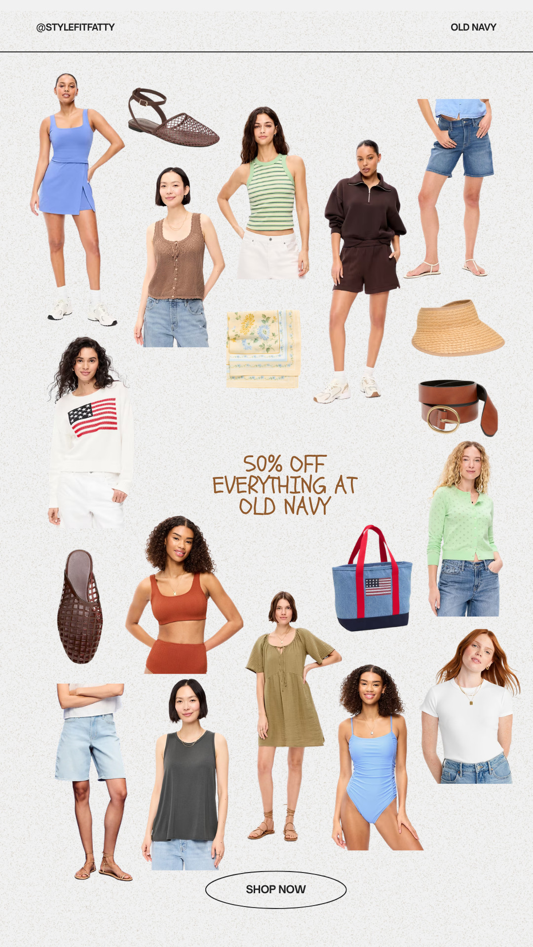 50% off almost everything at Old Navy! #oldnavysale #summersale #summerstyle 

 #LTKootd #LTKSaleAlert #LTKSwim