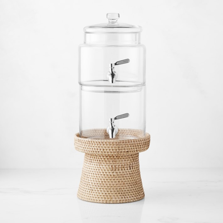 Light Woven Beverage Dispenser Base | Williams-Sonoma