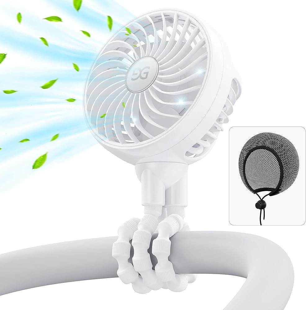 GUSGU Stroller Fan White | Amazon (US)