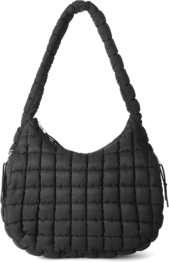 Large Puffer Tote Bag Quilted Crossbody Bags for Women Lightweight Padding Cotton Puffy Purse Car... | Amazon (US)