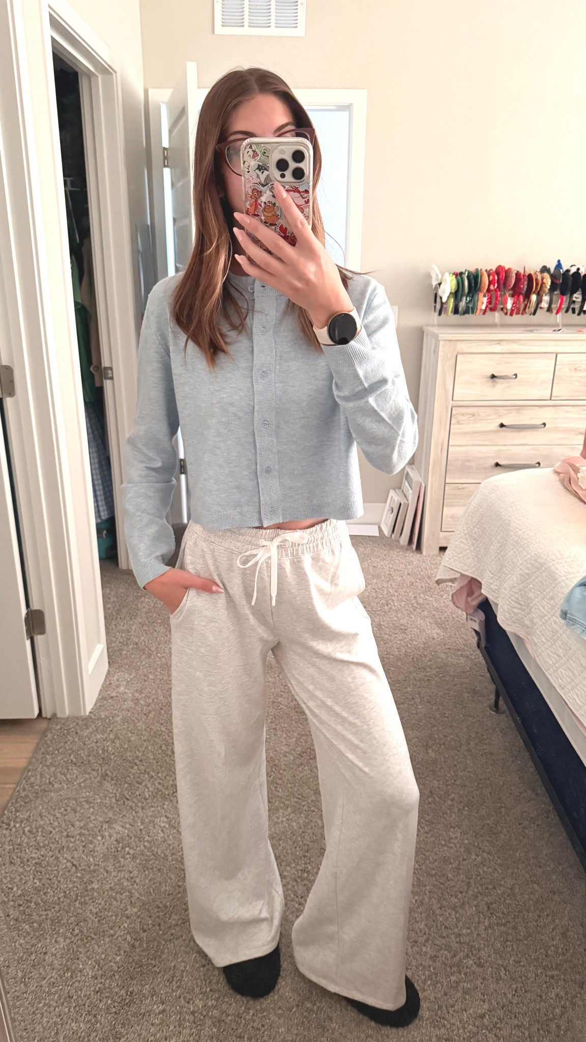 Casual night in ootd. THE softest pants ever!! I have them in two colors now🫶🏼

Cardigan is from Marshall’s 
XS in pants

Casual ootd, loungewear, lounge pants, DSG, lounge set, sweatpants, slippers, affordable outfit, amazon finds, cozy outfitts

#LTKTall