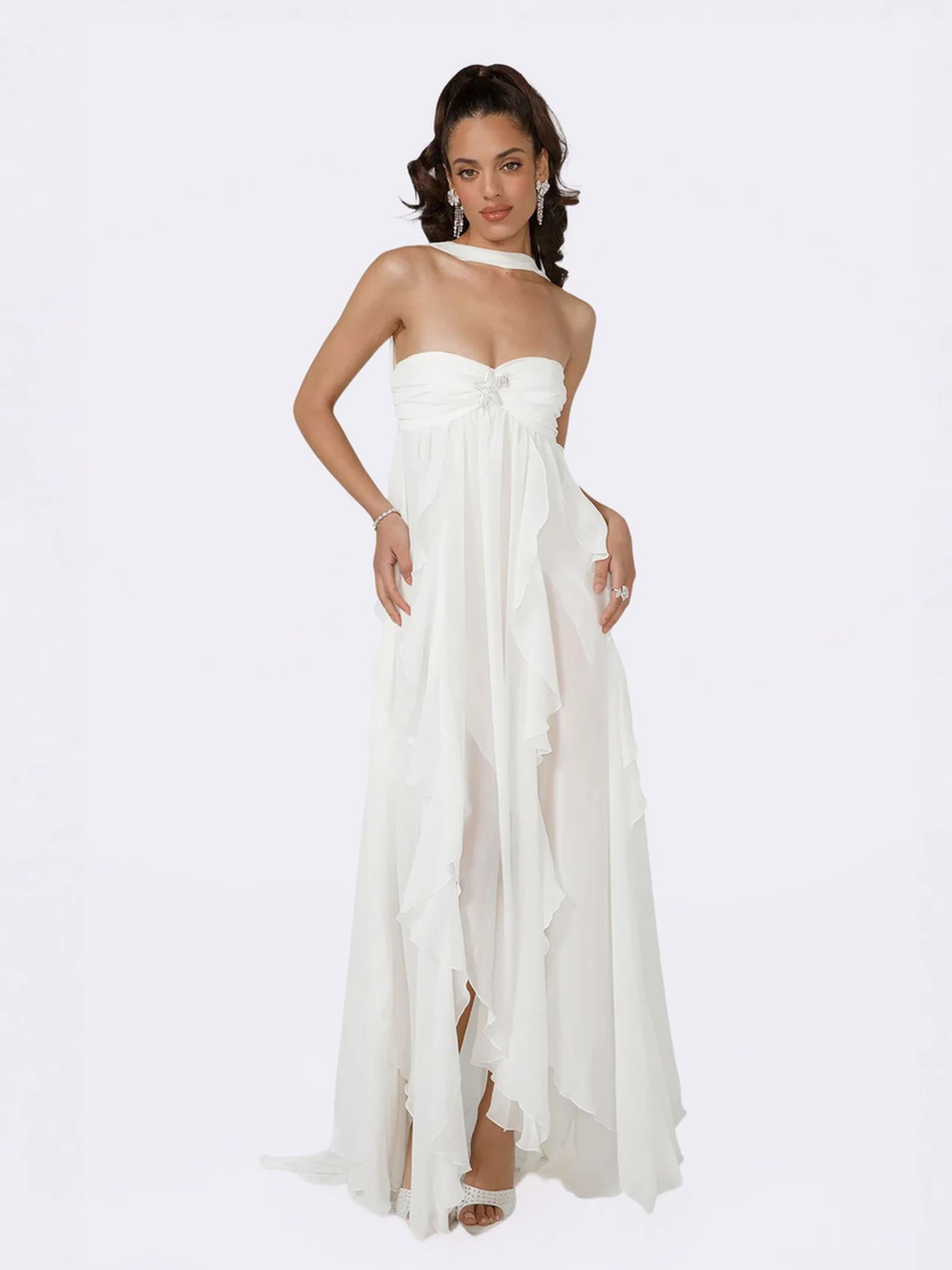 Mariah Dress: Floral Maxi Dress for Destination Wedding | Nana Jacqueline | Nana Jacqueline