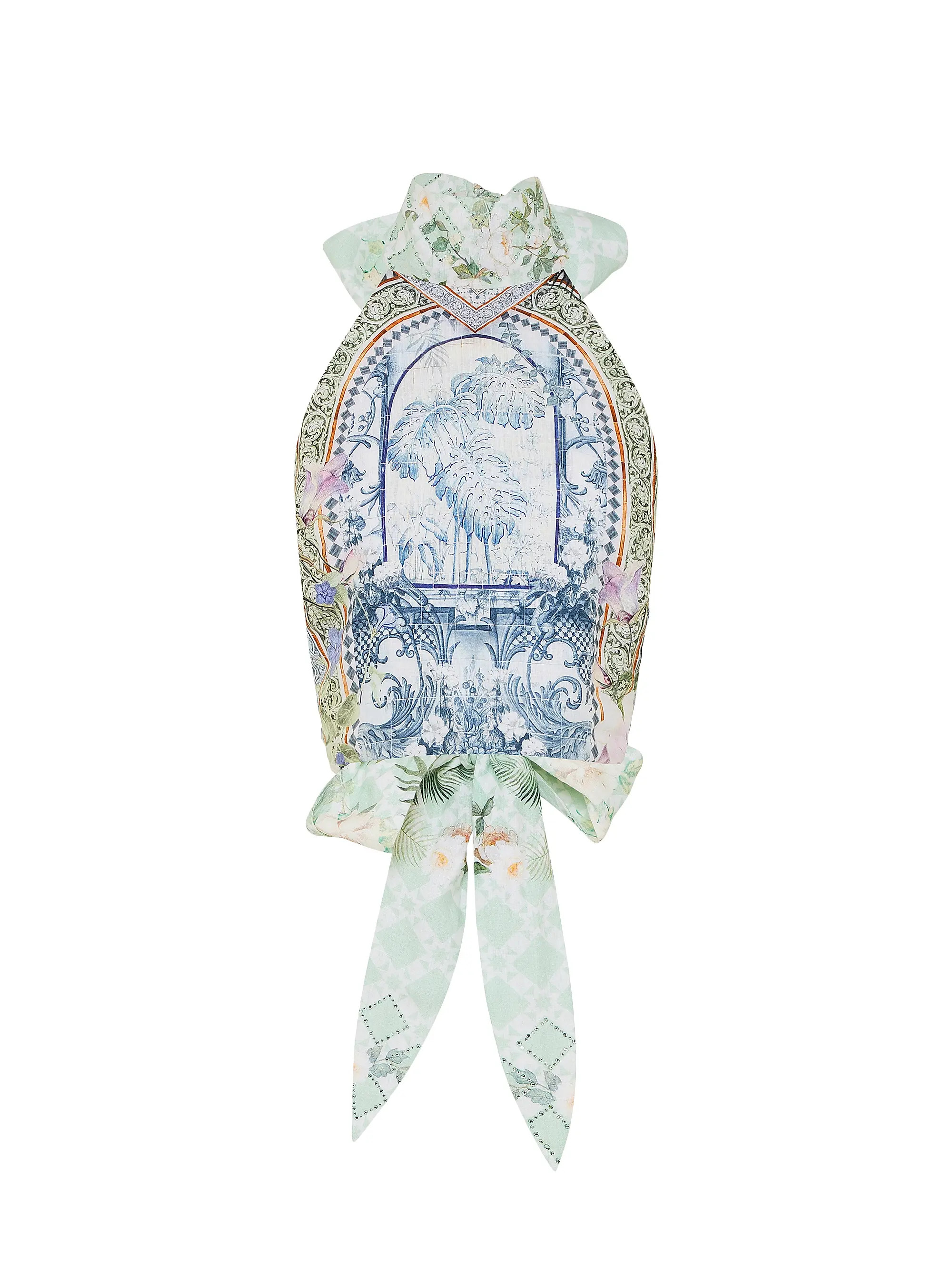 Floral Halter Tie Top | Saks Fifth Avenue