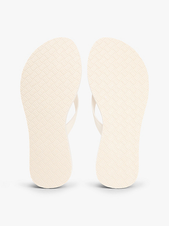 Chic TH Monogram Flip-Flops | Beige | Tommy Hilfiger | Tommy Hilfiger UK