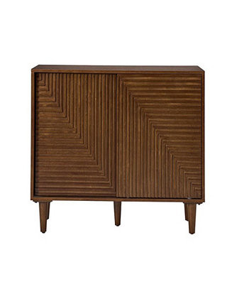 Alfred 34" Tall 2-Door Accent Cabinet with Adjustable Shelves | Macy's