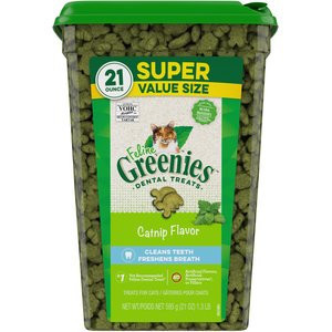 Greenies Feline Catnip Flavor Adult Dental Cat Treats | Chewy.com
