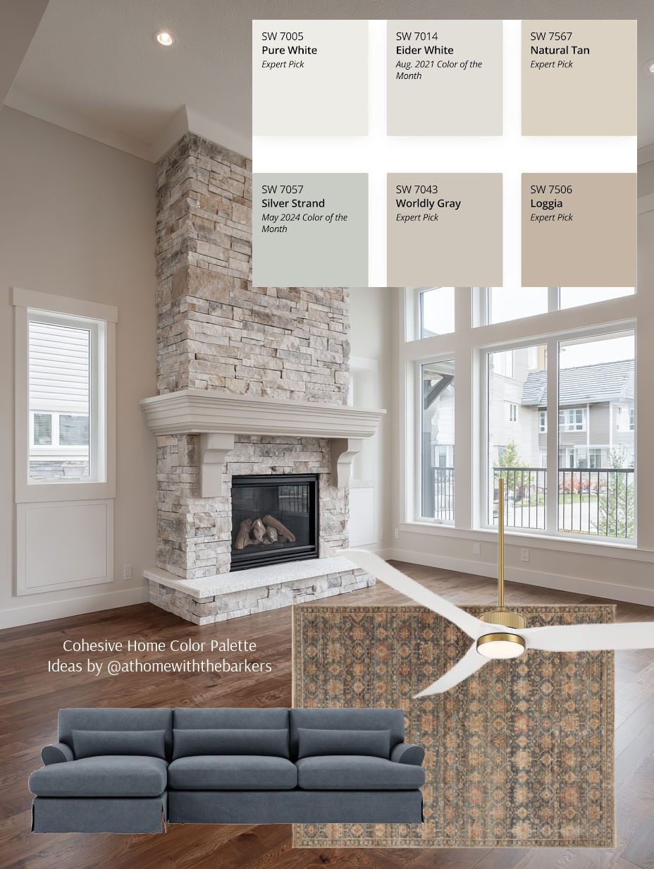 Cohesive home colors and interior design, living room decor. 

 #LTKHome #LTKSaleAlert