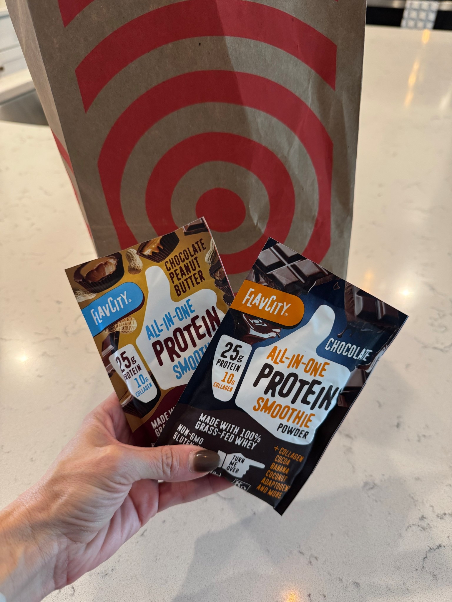 Grabbed some of these protein packs to take with me traveling over the holiday season to keep me on track to meet my daily protein goals. 💪🏻

#LTKdayinmylife #LTKfitnessgoals #LTKActive