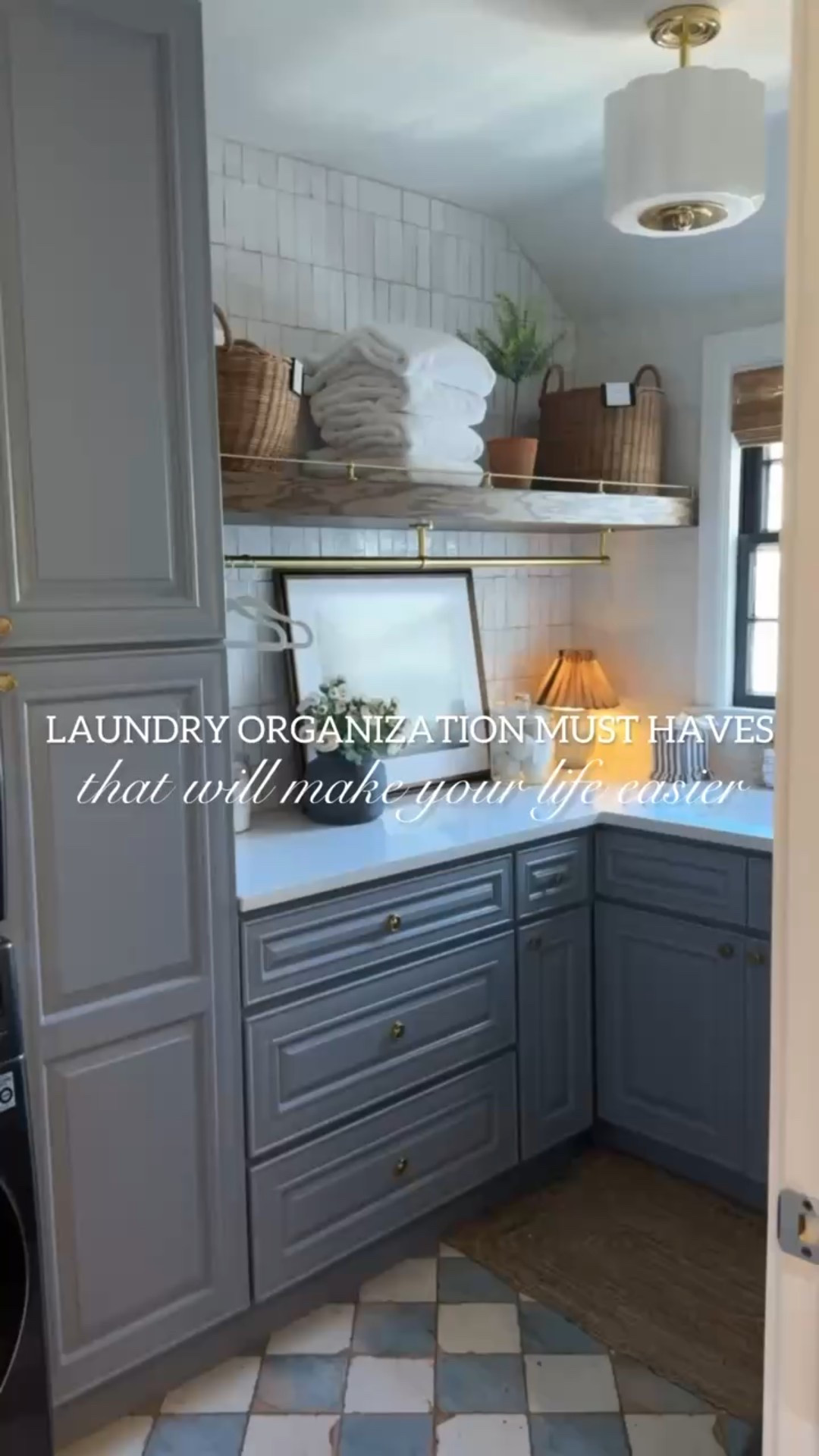 LAUNDRY ORGANIZATION FAVS ✨
Paint color: SW Dustblu

#LTKdayinmylife #LTKmomlife #LTKHome
