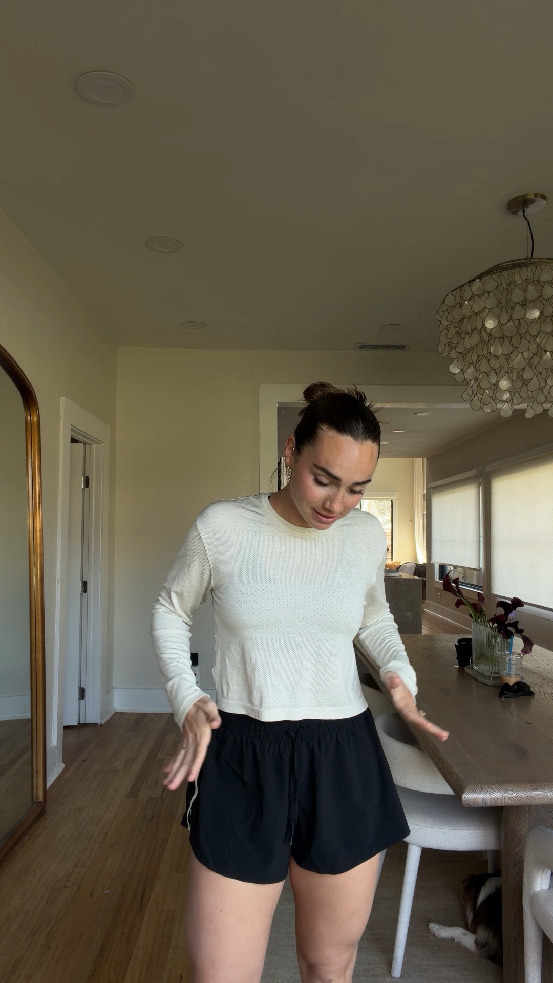 wearing a 6 in all tops, 6 in leggings, M in shorts 
#ad #lululemoncreator @lululemon 